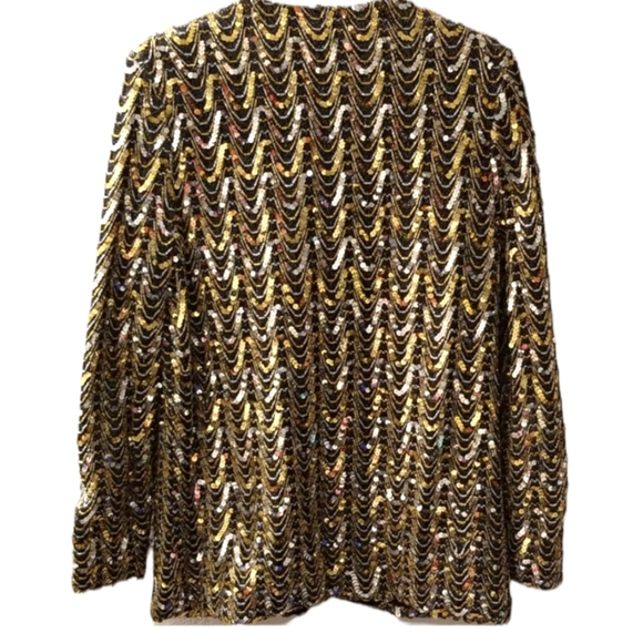 Vintage Teddi of California Sequined Embellished Jacket - Picture 4 of 10